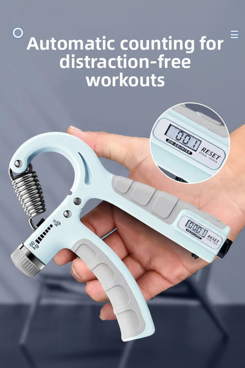 Adjustable Grip Strength Trainer with Digital Counter