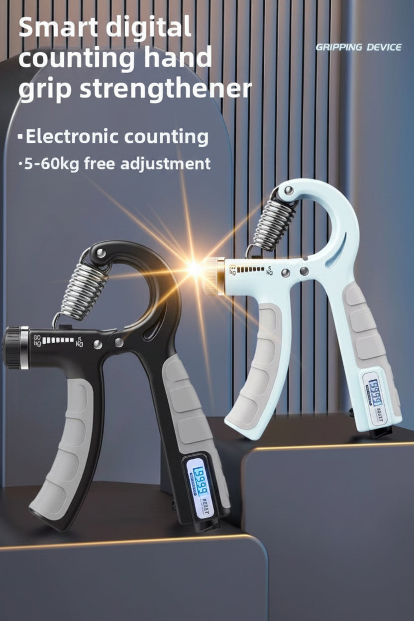 Adjustable Grip Strength Trainer with Digital Counter